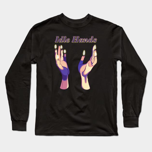 Idle Hands #2 Long Sleeve T-Shirt by AnnaLouise